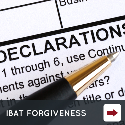 IBAT Forgiveness